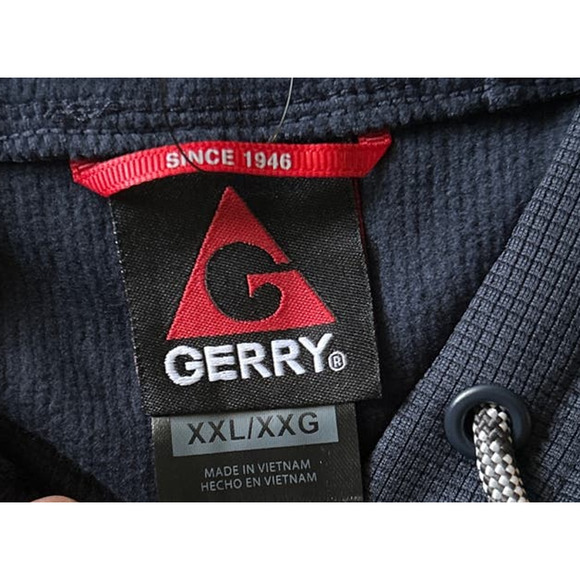Gerry Mens Spring Pull Over Performance Blue Hoodie XXL - Picture 7 of 7